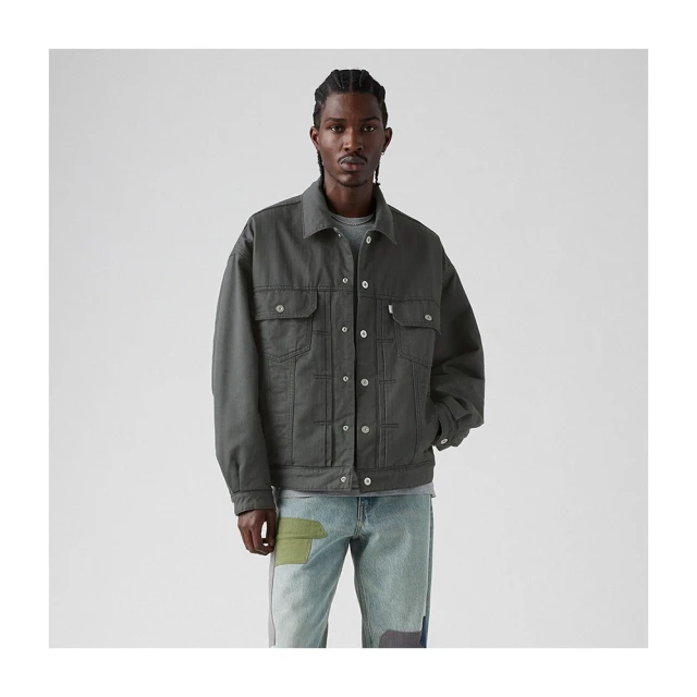 【LEVIS】Silver Tab銀標系列 男款 廓形寬直筒牛仔褲 / 精工灰黑石洗 人氣新品 歷史價格詳細信息