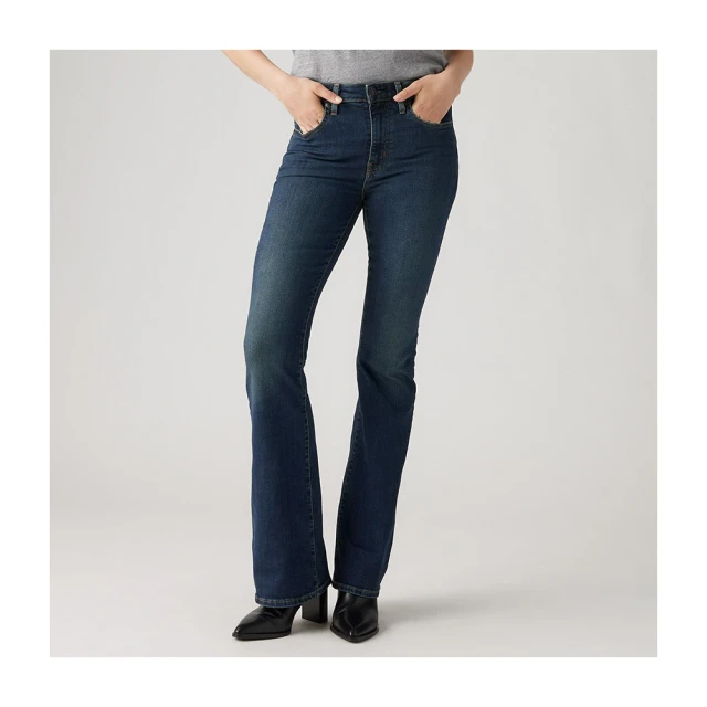 【LEVIS】女款 726高腰修身寬管靴型牛仔長褲/精工中藍染水洗/彈性布料 熱賣單品 A3410-0001 歷史價格詳細信息