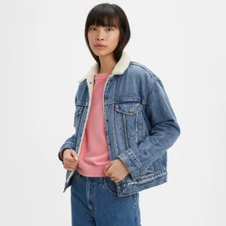 【LEVIS】女款 牛仔外套 / 寬鬆版型 / 精工中藍染水洗 / 天絲棉 熱賣單品 歷史價格詳細信息