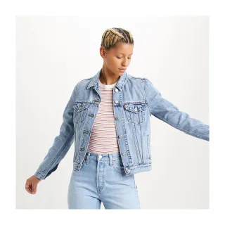 【LEVIS】女款 牛仔外套/Boyfriend寬鬆版型/Sherpa棉花絨/精工藍染水洗 熱賣單品 36137-0005 歷史價格詳細信息