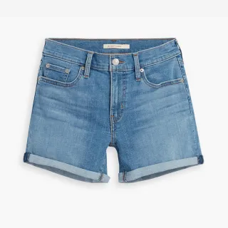 Levis 中腰修腿牛仔短褲 / 中藍基本款 / 彈性布料 女款-熱銷單品 29965-0070 歷史價格詳細信息