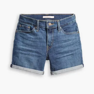 Levis 中腰修腿牛仔短褲 / 中藍基本款 / 彈性布料 女款-熱銷單品 29965-0070 歷史價格詳細信息