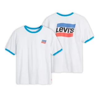 【LEVIS】男款 復古滾邊寬鬆版重磅大學T / 經典Logo / 430GSM厚棉 麻花灰 熱賣單品 歷史價格詳細信息