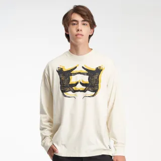 【LEVIS】男女同款 長袖T恤 / BOXY寬鬆方正版型 / 復古彩繪條紋 熱賣單品 歷史價格詳細信息