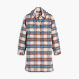 長版襯衫--復古風慵懶雙口袋直線條立領襯衫/外套(黑XL-5L)-I84熊衣褲語 歷史價格詳細信息