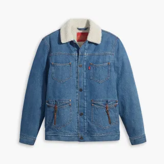 【LEVIS】男款 牛仔Sherpa鋪毛背心 / 雙面穿 / 精工淺藍水洗 人氣新品 歷史價格詳細信息