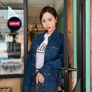 【LEVIS】Red工裝手稿風 女款 重磅大學Tee /寬鬆落肩版型 /復古手寫風Logo /375GSM厚棉 小麥色 熱賣單品 歷史價格詳細信息