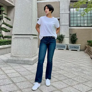 【LEVIS】女款 中腰牛仔長裙 / 精緻工藝 / 淺藍色 / 有機棉 人氣新品 歷史價格詳細信息