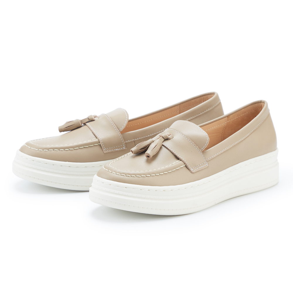 ORIN 質感羊皮素面尖頭粗低跟鞋 可可 歷史價格詳細信息