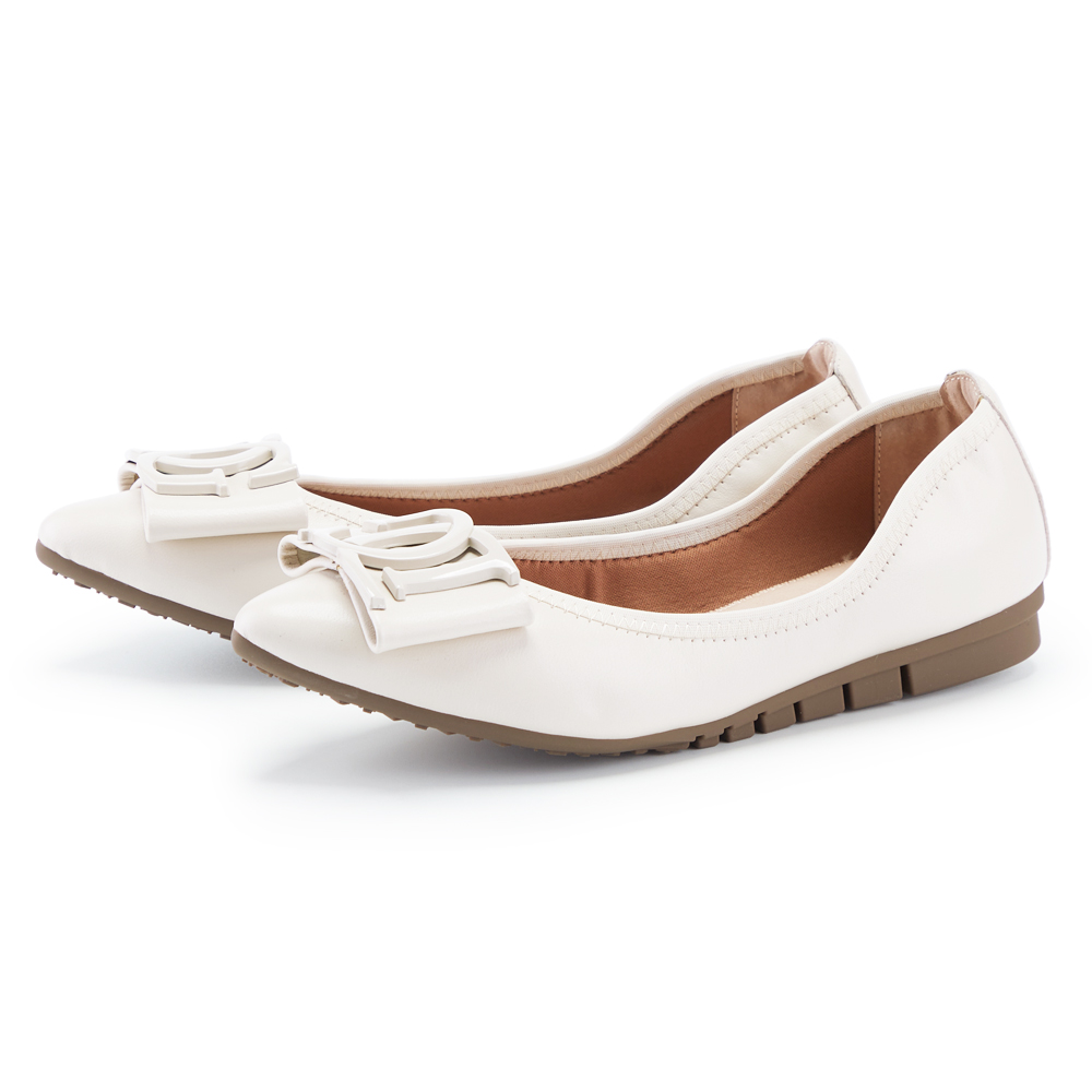 ORIN 蝴蝶結金屬飾釦水鑽真皮楔型低跟鞋 黑色 歷史價格詳細信息