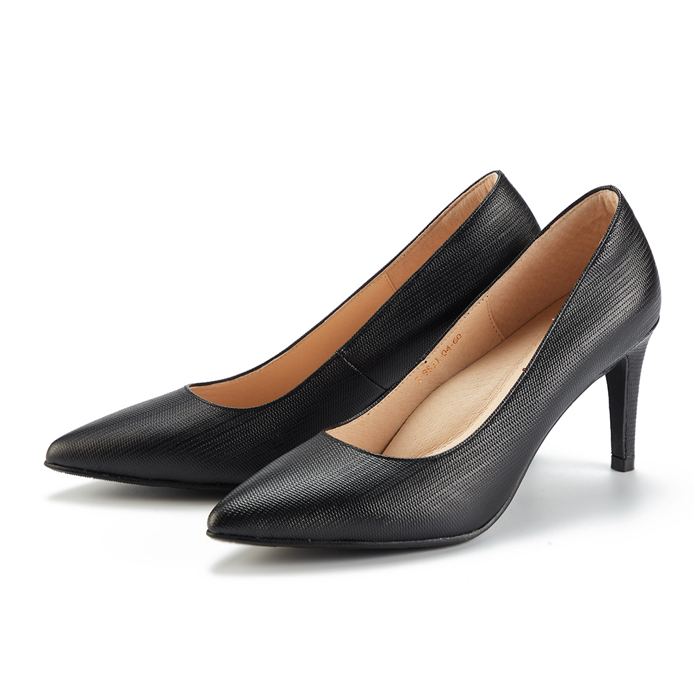 ORIN 質感羊皮素面尖頭粗低跟鞋 可可 歷史價格詳細信息