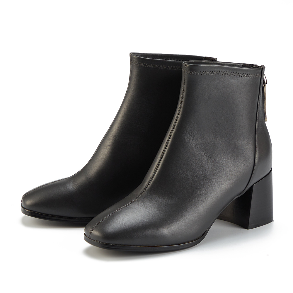 ORIN 質感羊皮素面尖頭粗低跟鞋 可可 歷史價格詳細信息