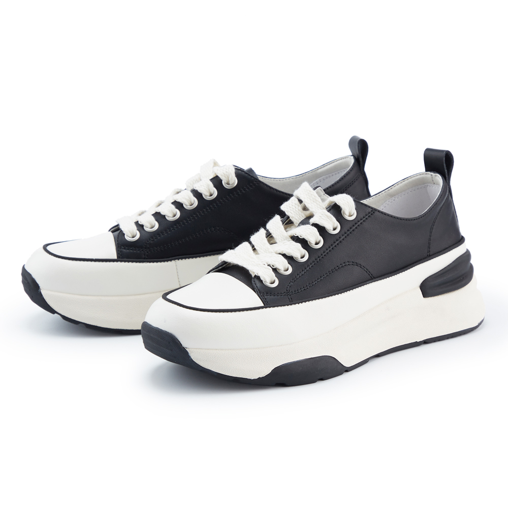 ORIN 牛皮燙鑽免綁帶厚底休閒鞋 綠色 歷史價格詳細信息