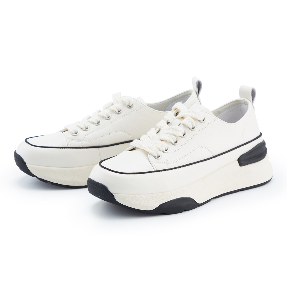 ORIN 牛皮燙鑽免綁帶厚底休閒鞋 綠色 歷史價格詳細信息