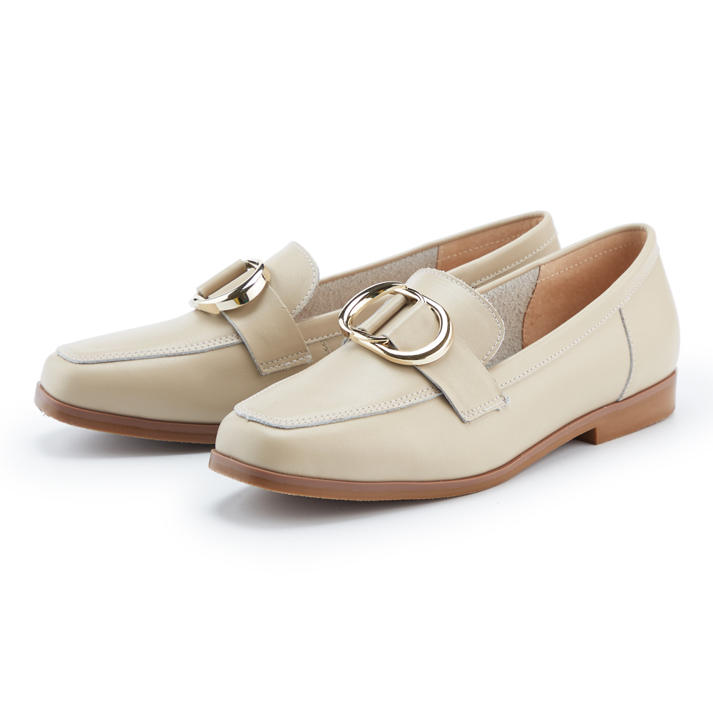 ORIN 牛皮金屬飾釦洞洞 女 平底鞋 粉紅 歷史價格詳細信息