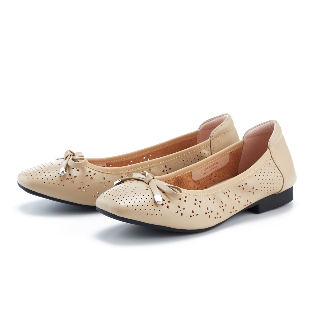 ORIN 真皮蝴蝶結洞洞樂福休閒鞋 白色 歷史價格詳細信息