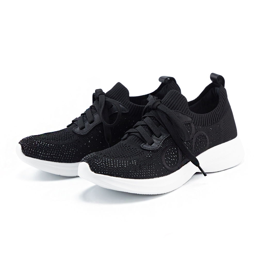 CHOiCE 鑽飾牛皮拼接網布厚底休閒老爹鞋 白色 歷史價格詳細信息