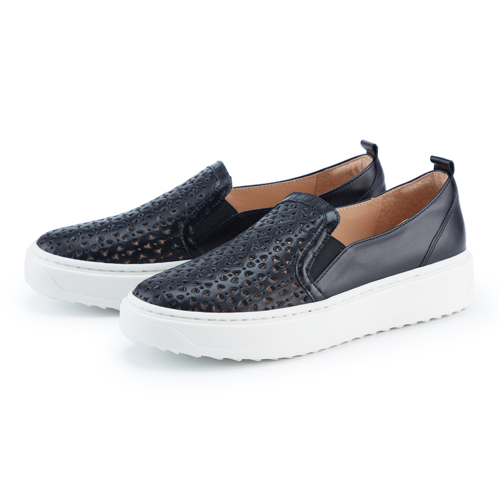 ORIN 牛皮燙鑽免綁帶厚底休閒鞋 綠色 歷史價格詳細信息