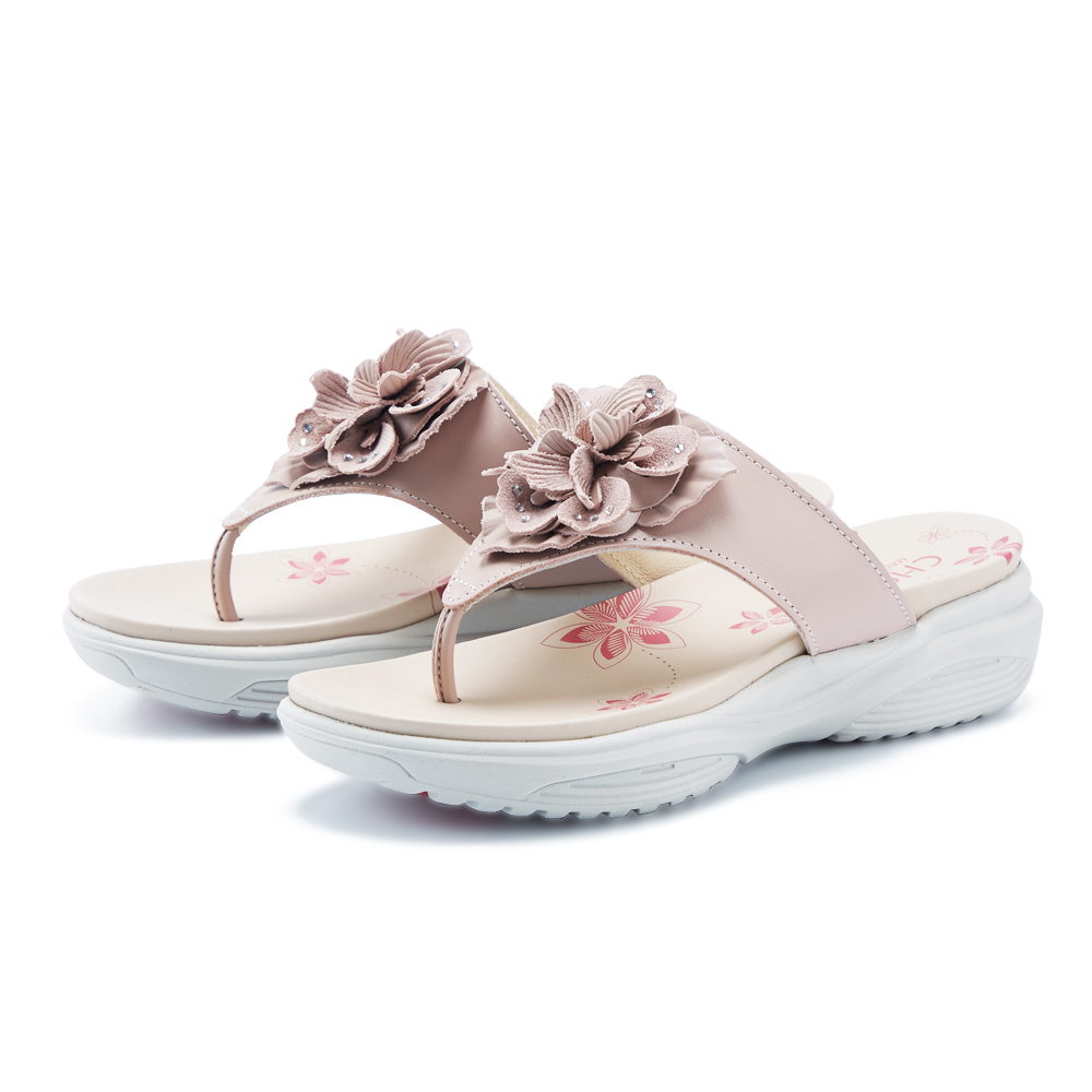 CHOiCE 鑽飾牛皮拼接網布厚底休閒老爹鞋 白色 歷史價格詳細信息