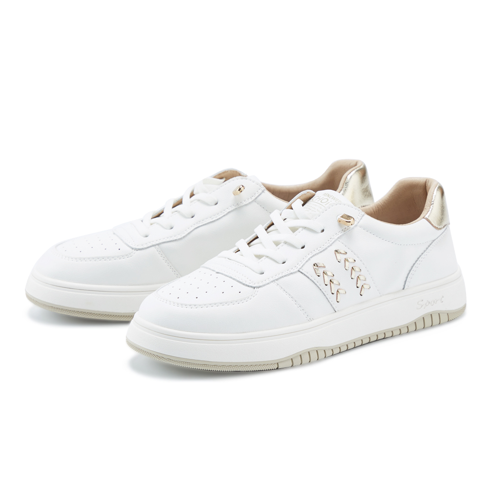 【CHOiCE】厚底綁帶造型反光老爹鞋(杏色) 歷史價格詳細信息