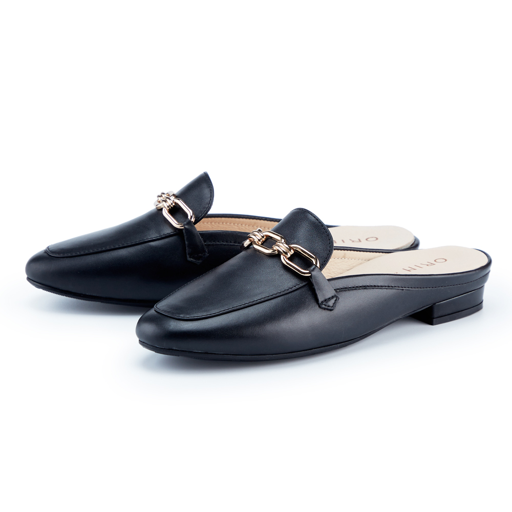 ORIN 金屬鏤空皮帶牛皮樂福鞋 白色 歷史價格詳細信息