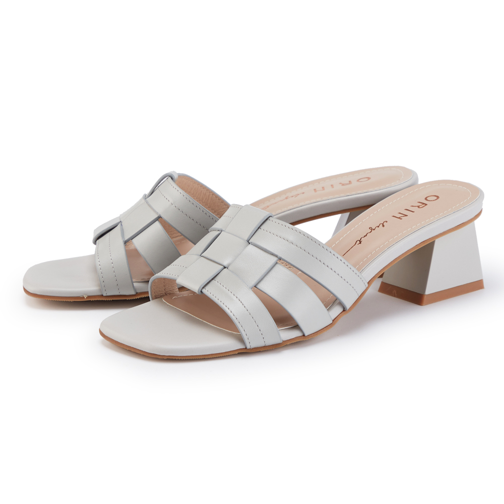 ORIN 真皮洞洞厚底樂福休閒鞋 白色 歷史價格詳細信息