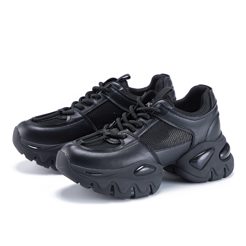 【CHOiCE】厚底綁帶造型反光老爹鞋(杏色) 歷史價格詳細信息