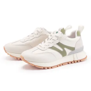 ORIN 異材質拼接蝴蝶結真皮方頭平底鞋 粉色 歷史價格詳細信息