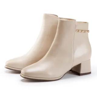 ORIN 羊皮蝴蝶結飾釦尖頭平底鞋 白色 歷史價格詳細信息