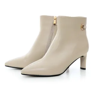 尖頭柔軟羊皮挖空繫帶瑪莉珍粗跟鞋駝灰色 歷史價格詳細信息