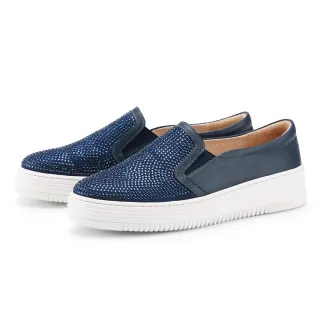 MAGY 燙鑽布面楔型低跟鞋 黑色 歷史價格詳細信息