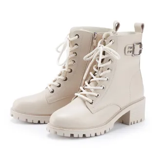 CHOiCE 率性拼色真皮免綁帶休閒鞋 白+藍 歷史價格詳細信息