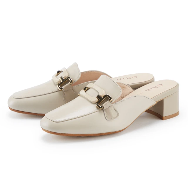 ORIN 牛皮金屬飾釦洞洞 女 平底鞋 粉紅 歷史價格詳細信息