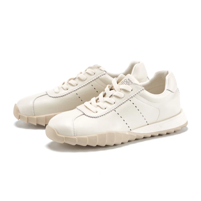 CHOiCE 真皮復古撞色免綁帶厚底休閒鞋 白+綠 歷史價格詳細信息