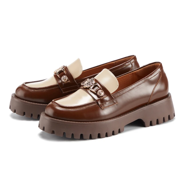 CHOiCE 鑽飾牛皮拼接網布厚底休閒老爹鞋 白色 歷史價格詳細信息