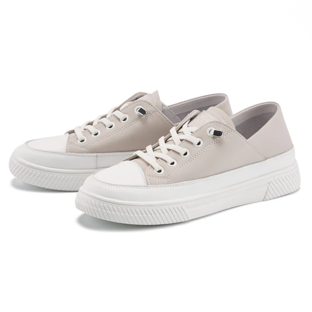 【CHOiCE】免綁帶牛皮厚底休閒鞋(白色) 歷史價格詳細信息