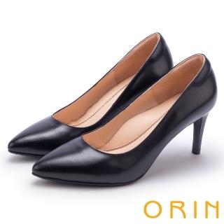 ORIN 典雅素面羊皮尖頭高跟鞋 黑色 歷史價格詳細信息