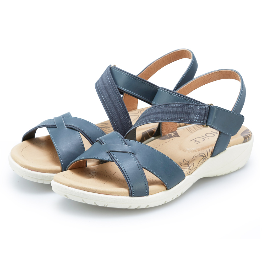 CHOiCE 夏日斜帶交叉牛皮厚底 女 涼鞋 綠色 歷史價格詳細信息