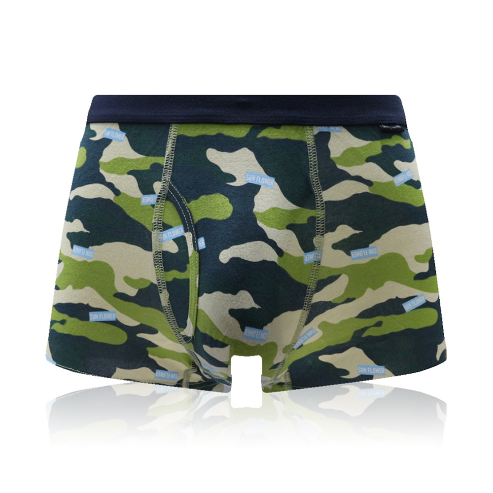 【Sun Flower三花】三花彈性時尚男平口褲.男四角褲.男內褲_天網黑 歷史價格詳細信息