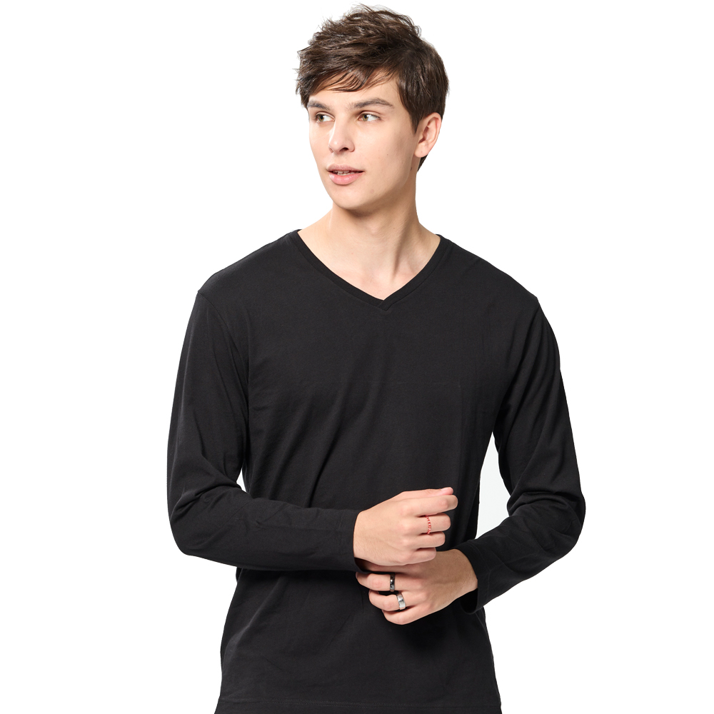 【SunFlower 三花】彩色T恤.V領長袖衫.男內衣.男長T恤(麻藍) 歷史價格詳細信息