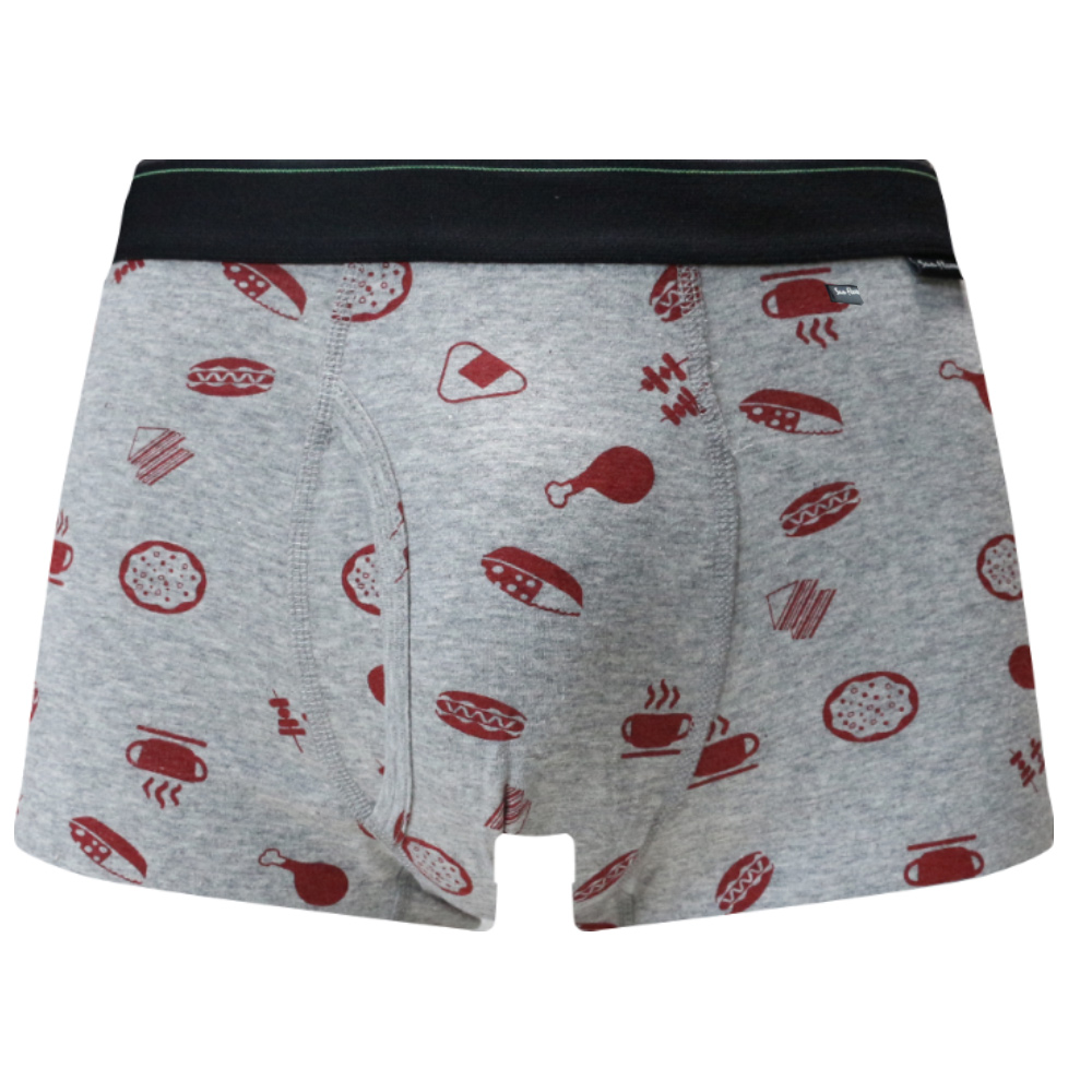 【Sun Flower三花】三花彈性時尚男平口褲.男四角褲.男內褲_天網黑 歷史價格詳細信息