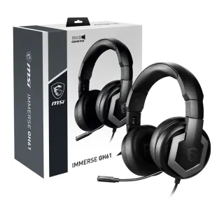 微星 Immerse Gh61 電競耳麥/有線/40mm單體/Dac&Amp【客訂商品 聊聊詢問】 歷史價格詳細信息