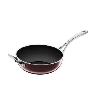 【德國WMF】WMF Fusiontec 炒鍋 28cm (赭紅色) 歷史價格詳細信息