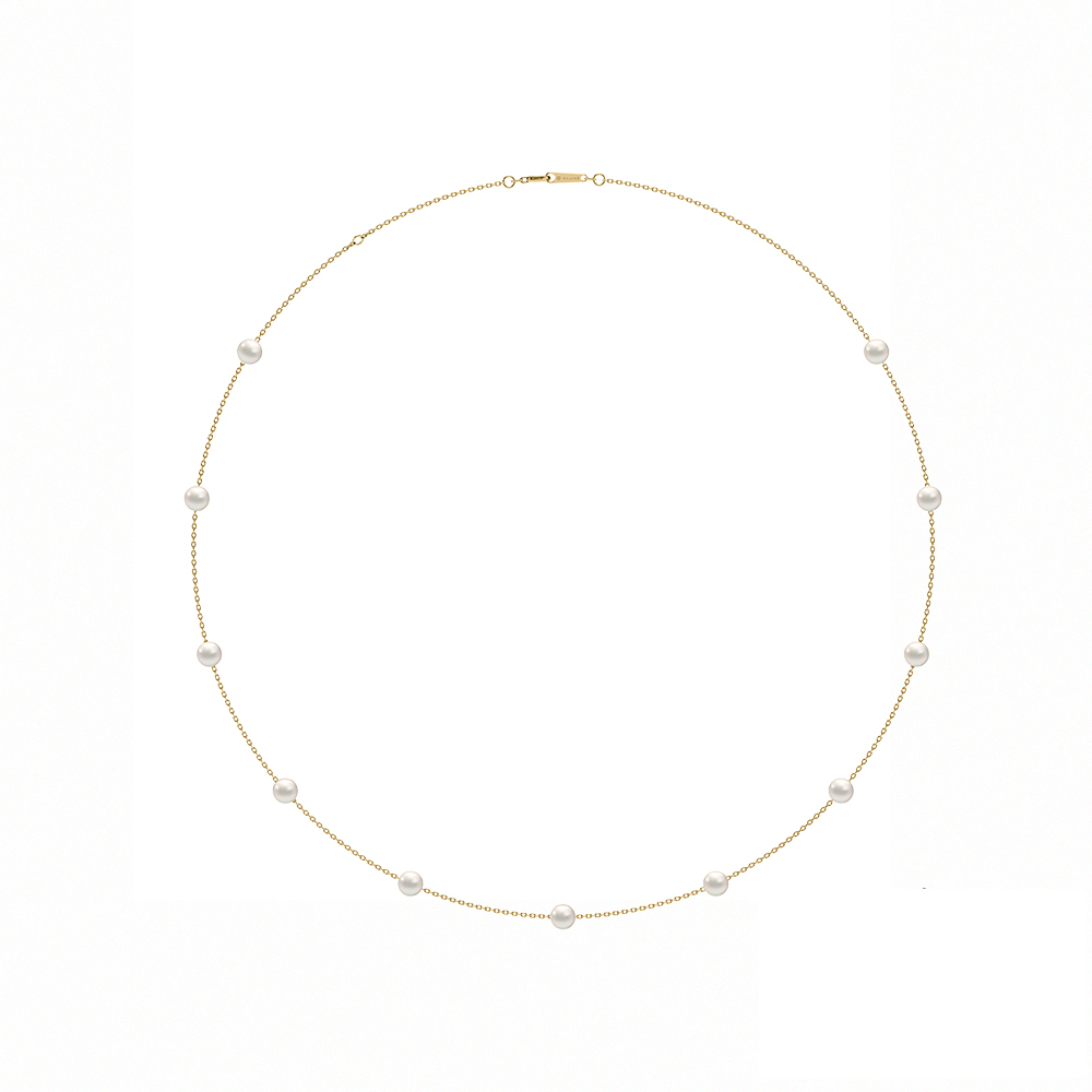 ALUXE 亞立詩 天然淡水珍珠 10K金 珍珠雙鑽項鍊 珍愛系列 Be charming NN0222 歷史價格詳細信息