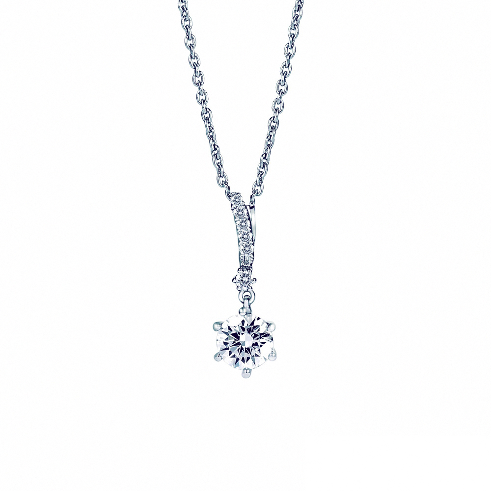 ALUXE 亞立詩 0.30克拉 FVS2 18K金 鑽石項鍊 雙層水滴 水滴形 NS0781 歷史價格詳細信息