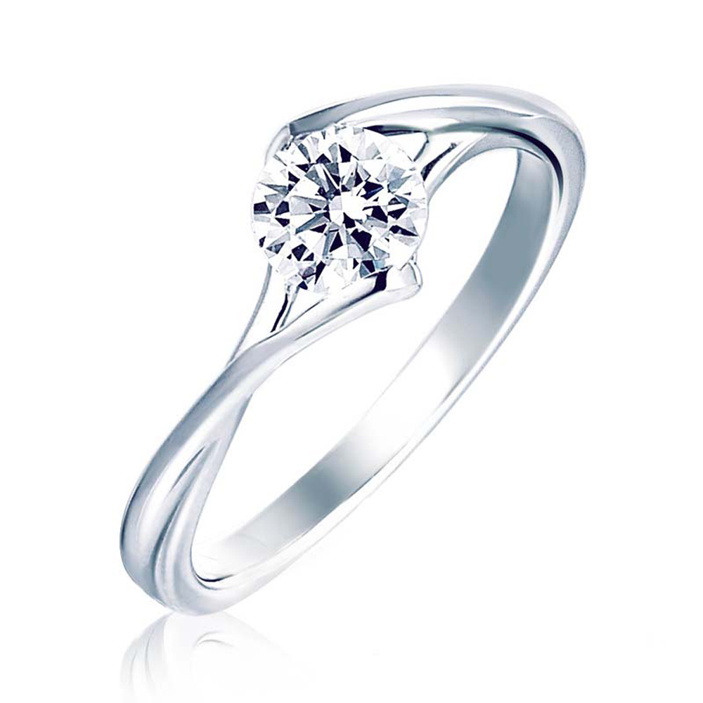 ALUXE 亞立詩 18K金 0.50克拉FVS2 設計師經典鑽石項鍊 歷史價格詳細信息