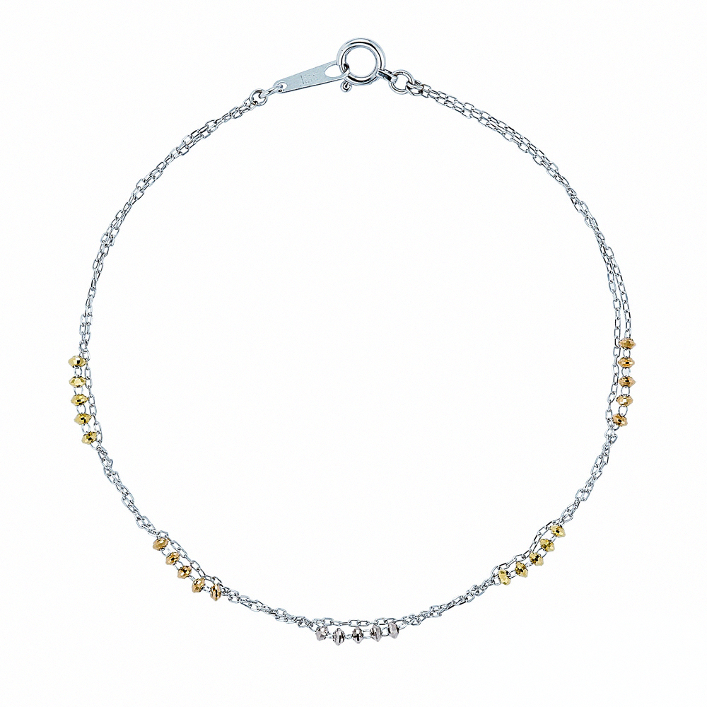 ALUXE 亞立詩 18K金 小圓珠 玫瑰金 K金手鍊 BR0205 歷史價格詳細信息