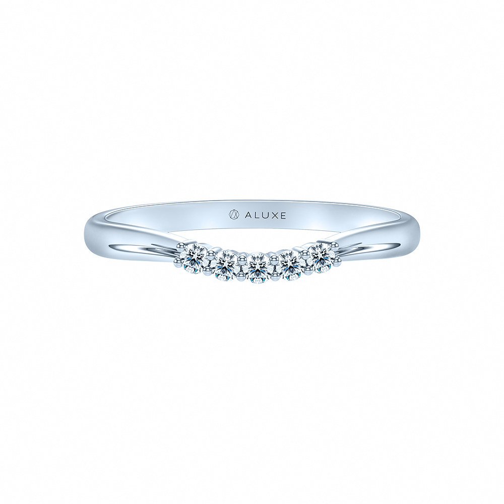 A-LUXE 亞立詩 18K金時尚蕾絲美鑽線戒 歷史價格詳細信息