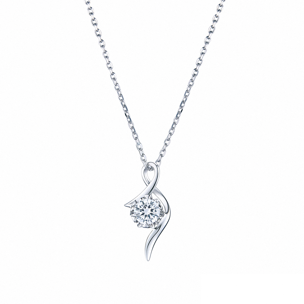 ALUXE 亞立詩 18K金 0.50克拉FVS2 設計師經典鑽石項鍊 歷史價格詳細信息