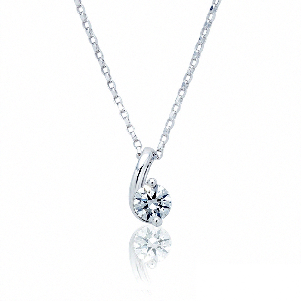 ALUXE 亞立詩 18K金 0.50克拉FVS2 設計師經典鑽石項鍊 歷史價格詳細信息